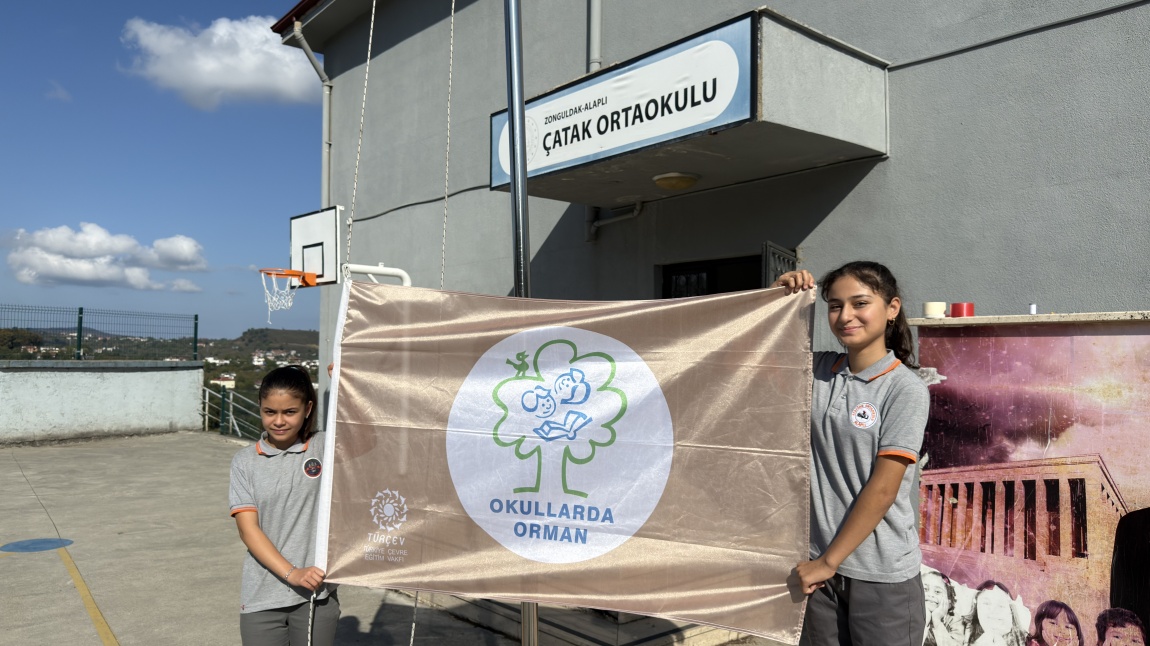 Okullarda Orman Bayrağımız Göndere Çekildi!
